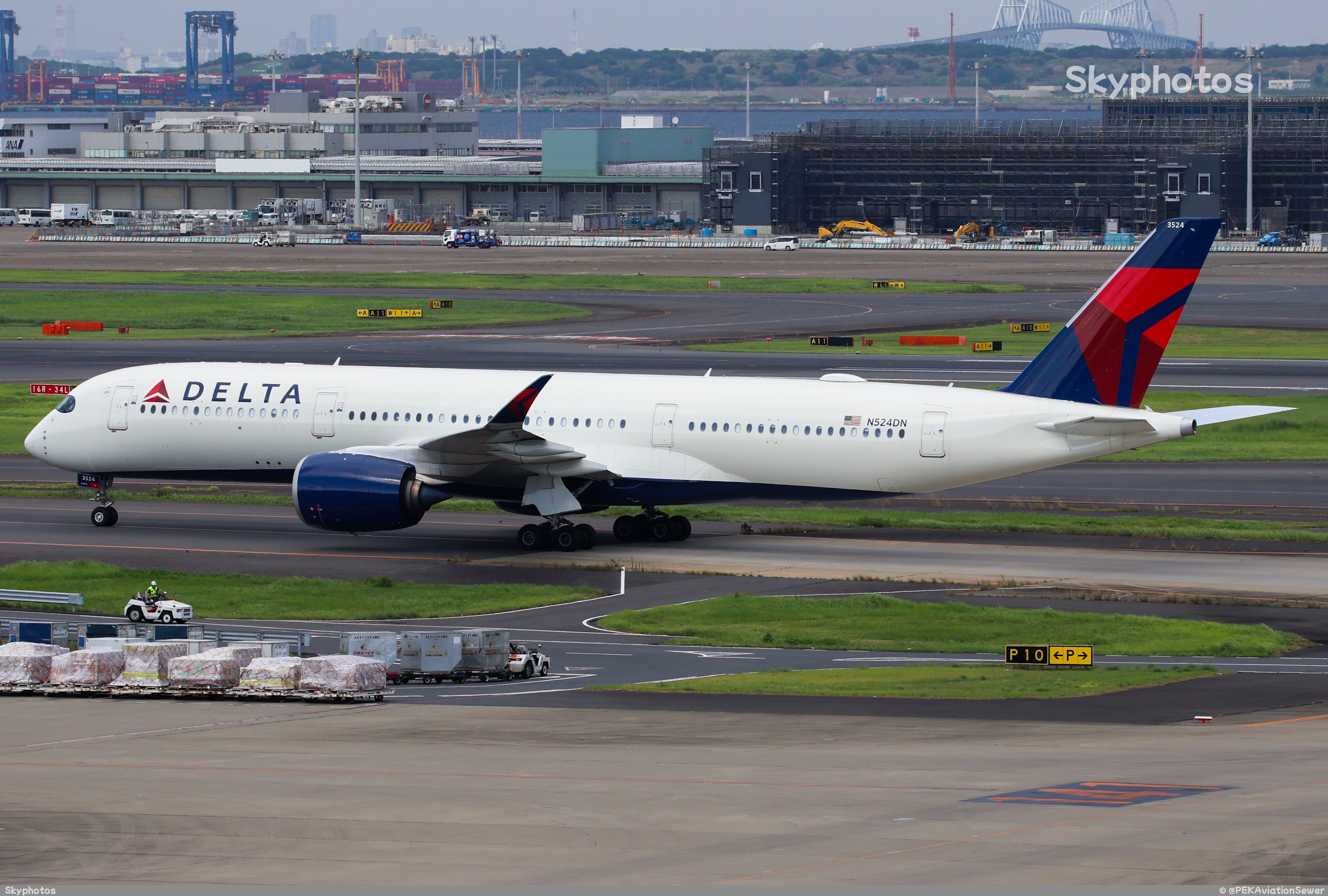 Delta Airlines Airbus A350-941 at 东京羽田国际机场