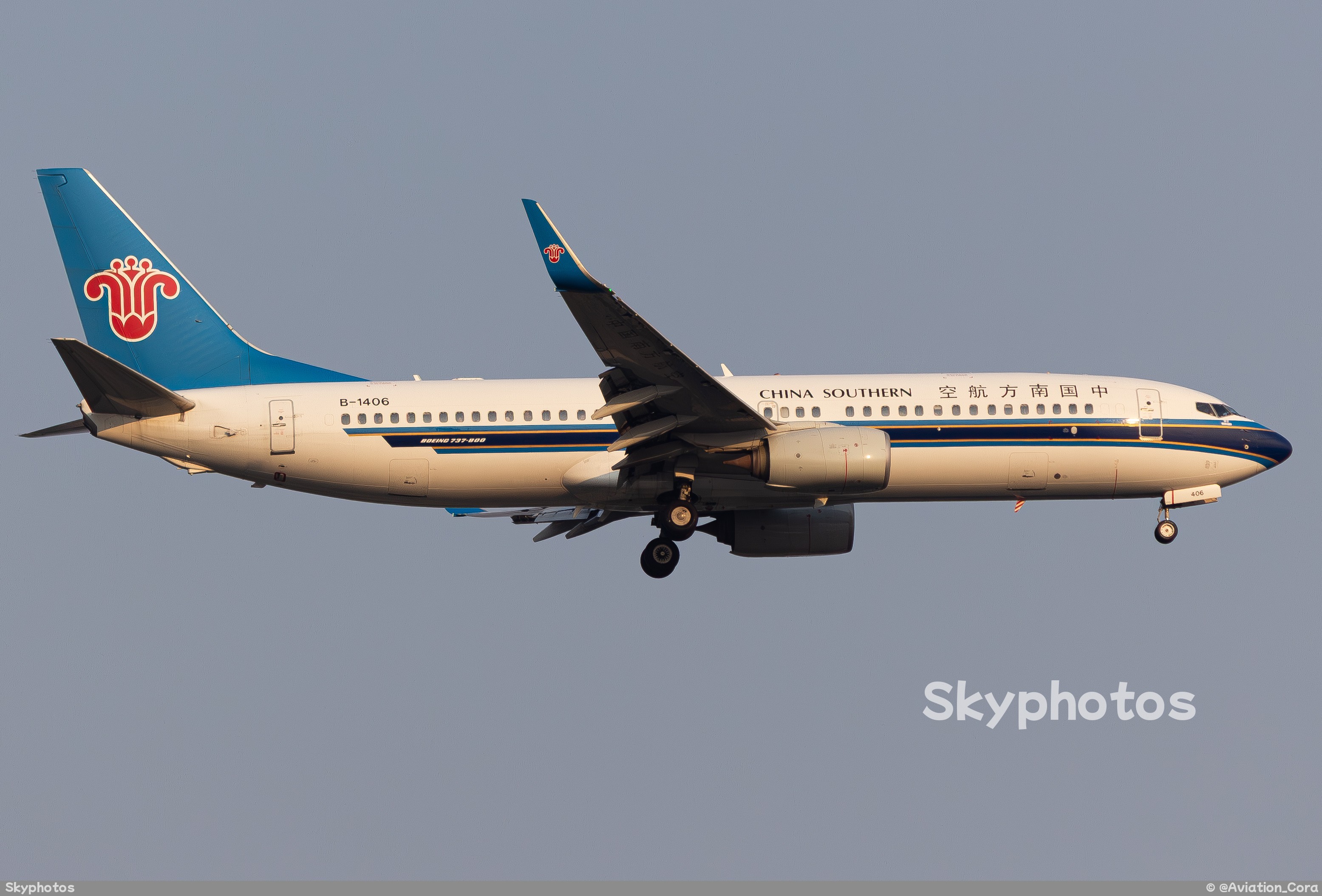 中国南方航空 B737-800(WL) at 广州白云国际机场