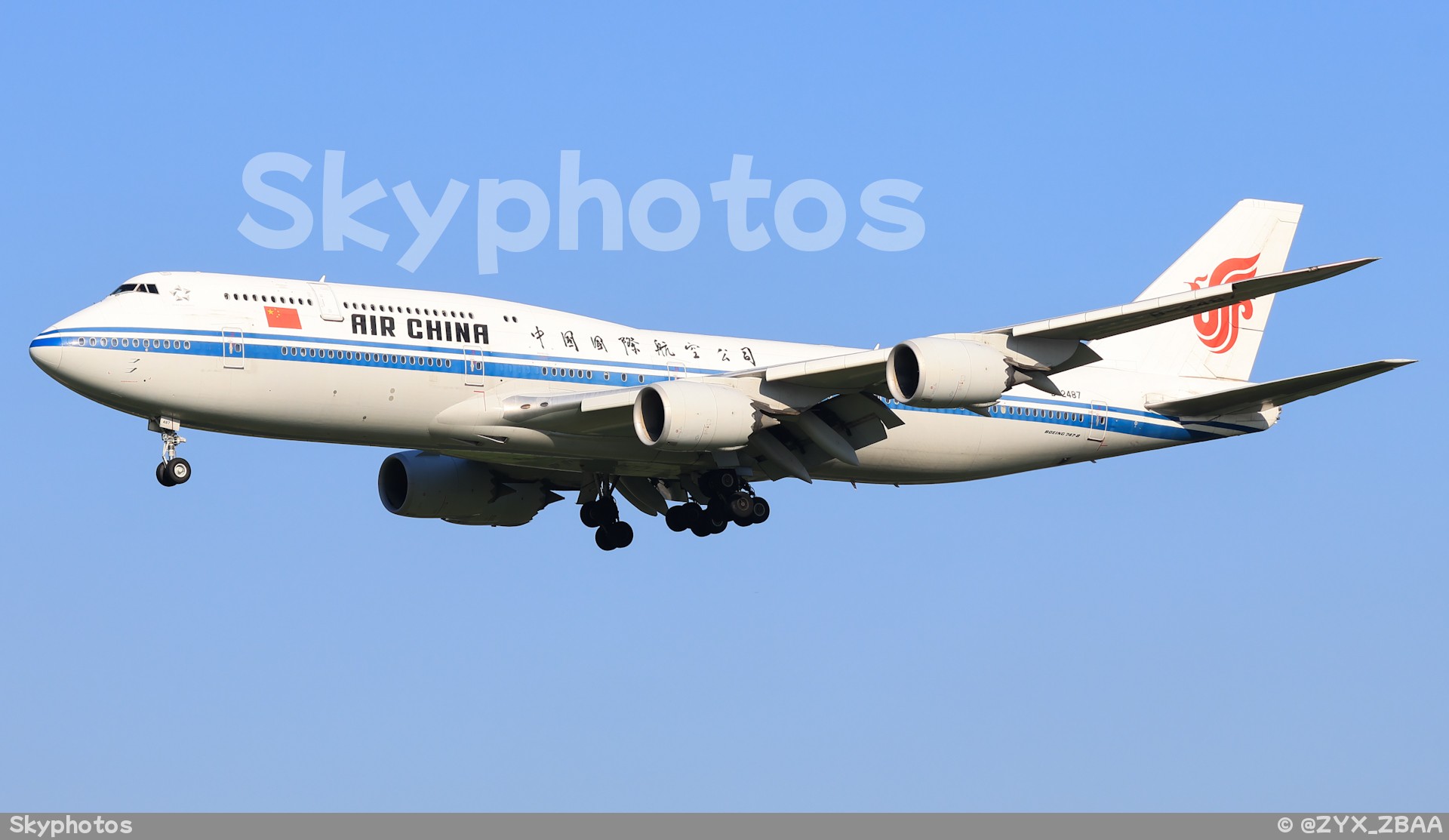 中国国际航空 B747-89L at 北京首都国际机场