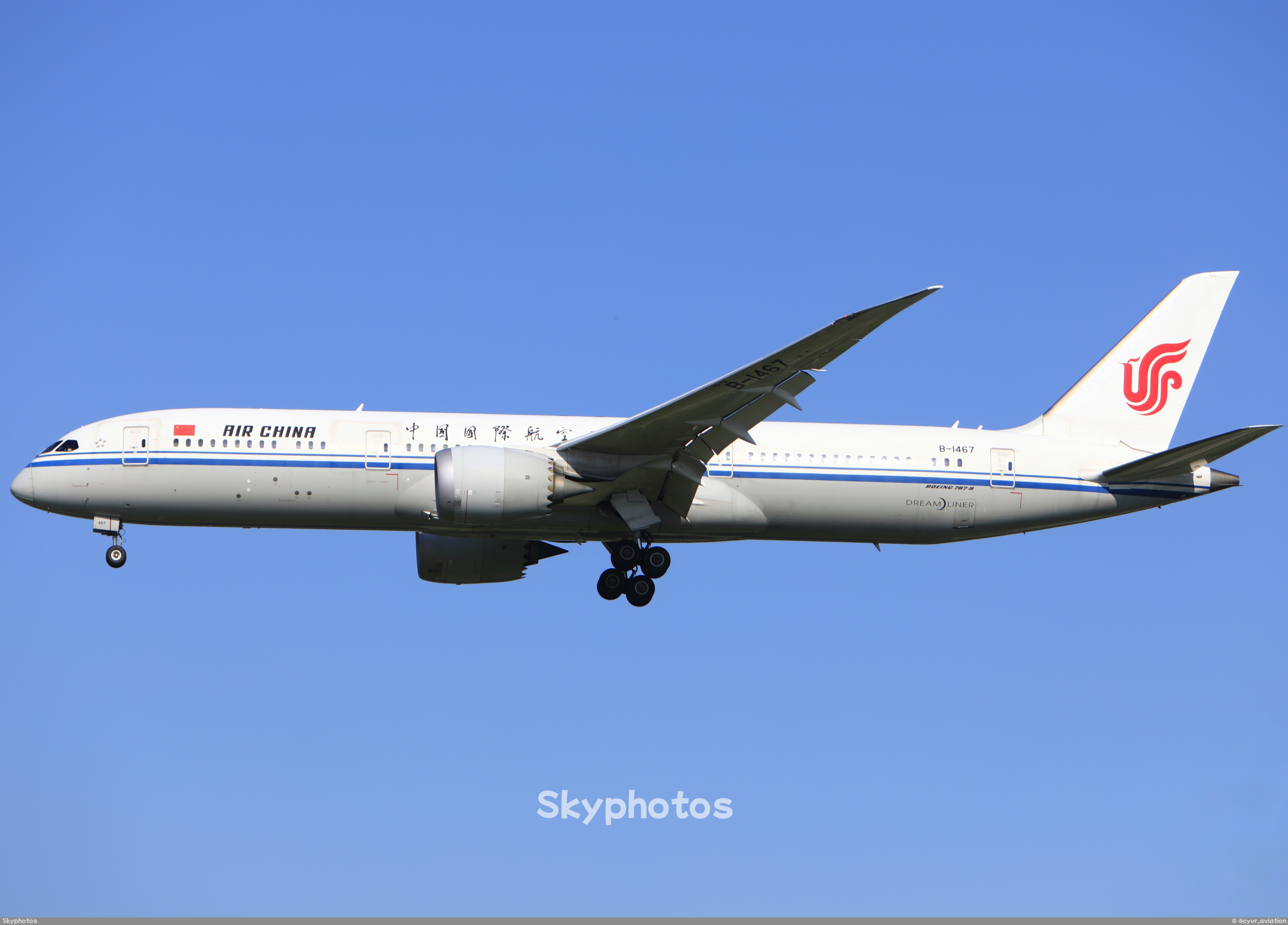 中国国际航空 B787-9 at 北京首都国际机场