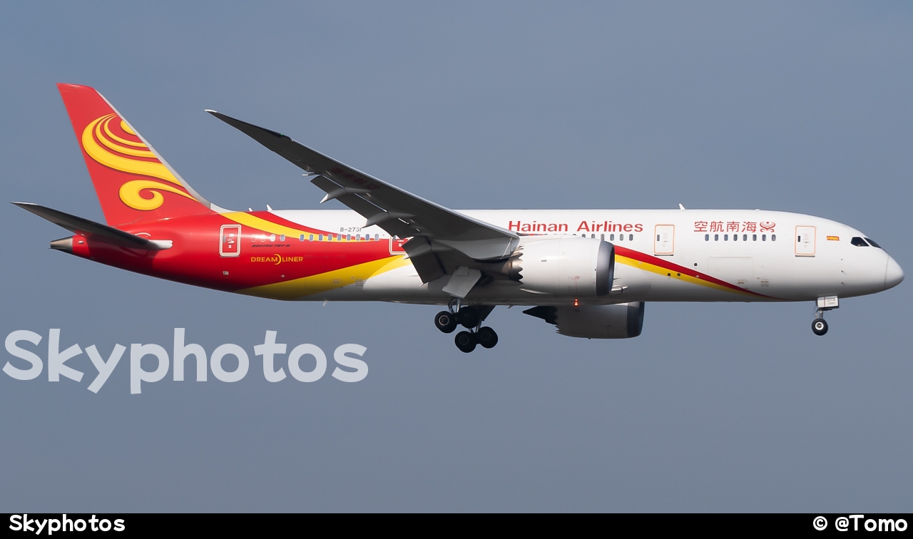 海南航空 B787-8 at 重庆江北国际机场