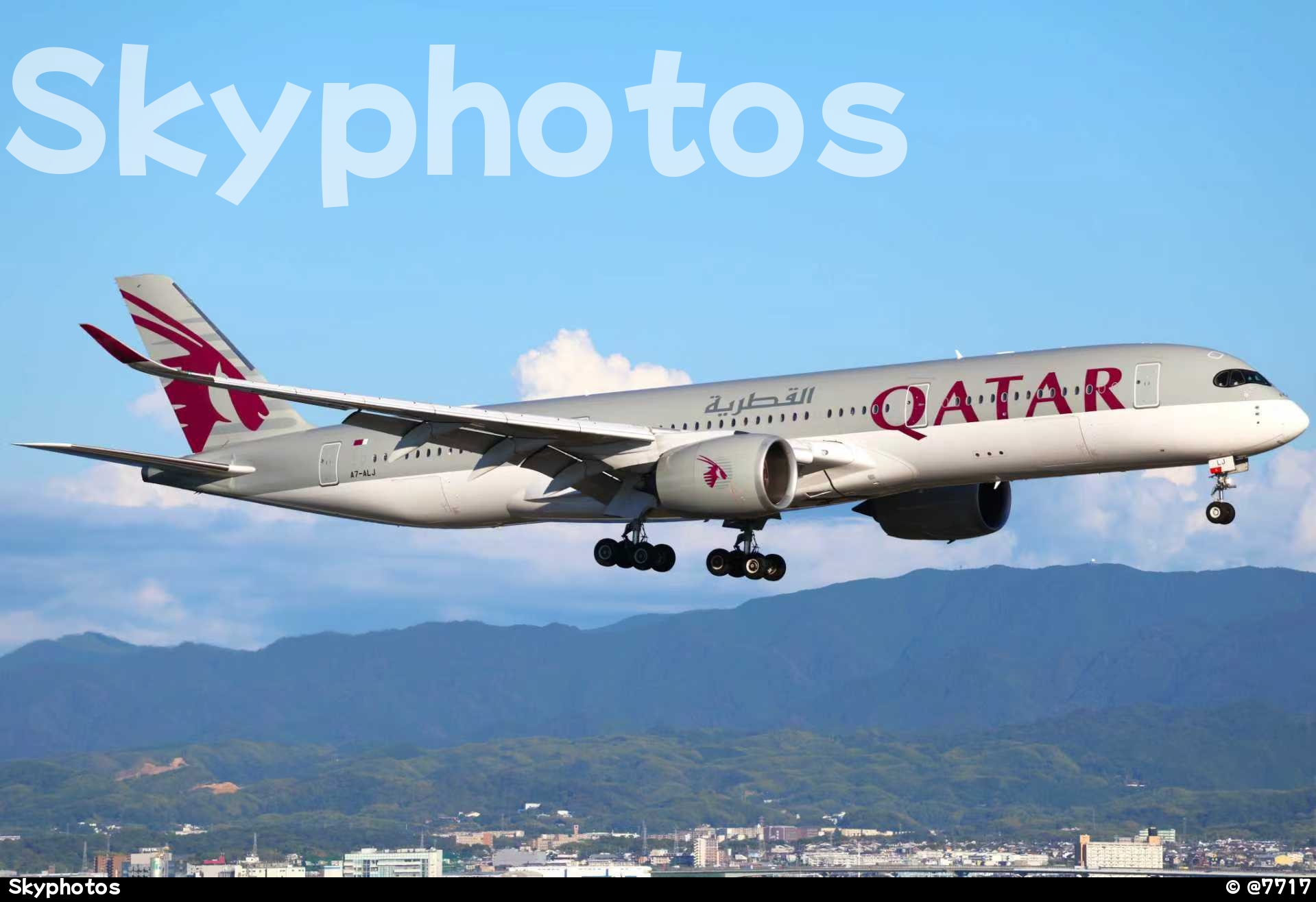 卡塔尔航空 Airbus350-941