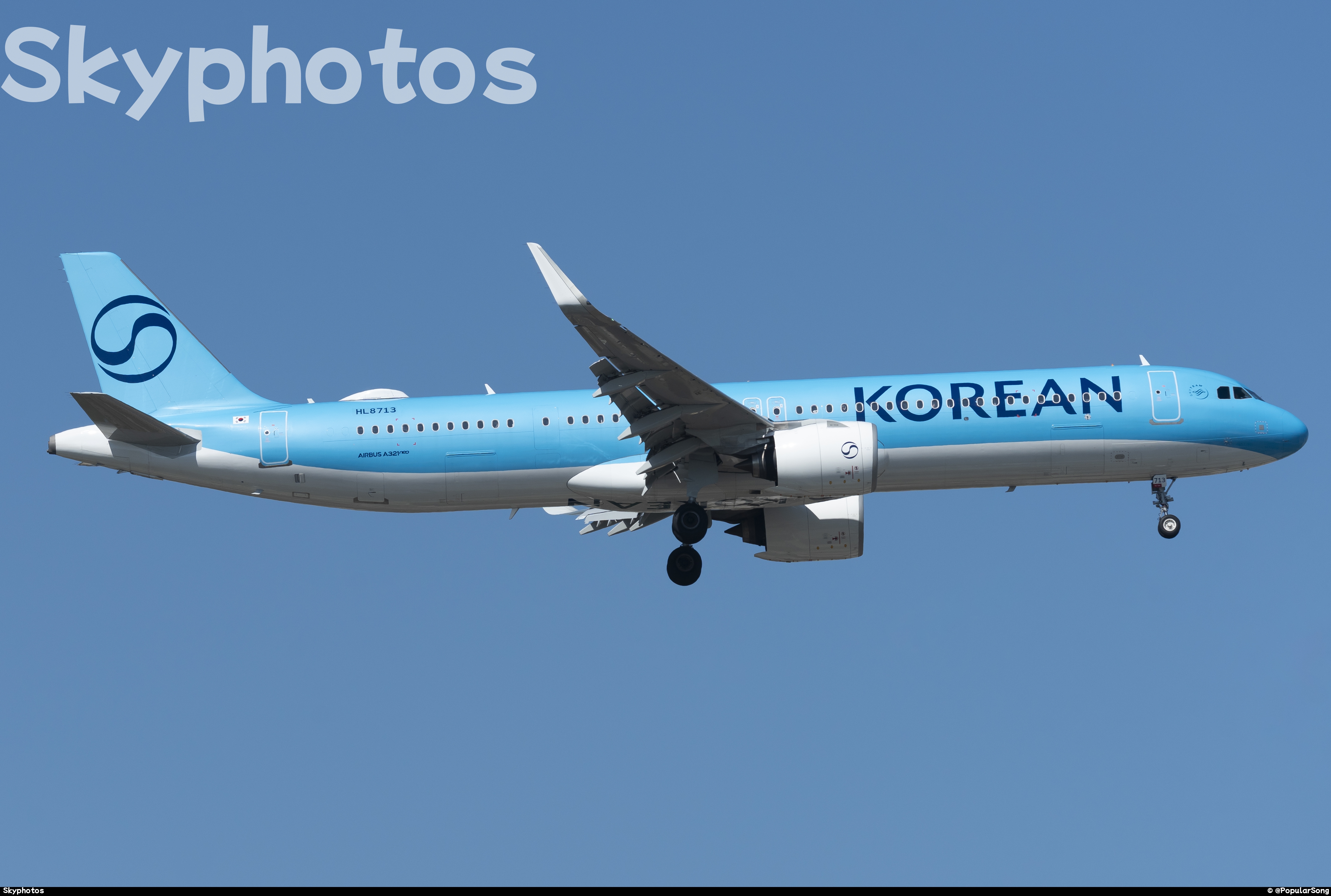 大韩航空 A321neo at ZBAA
