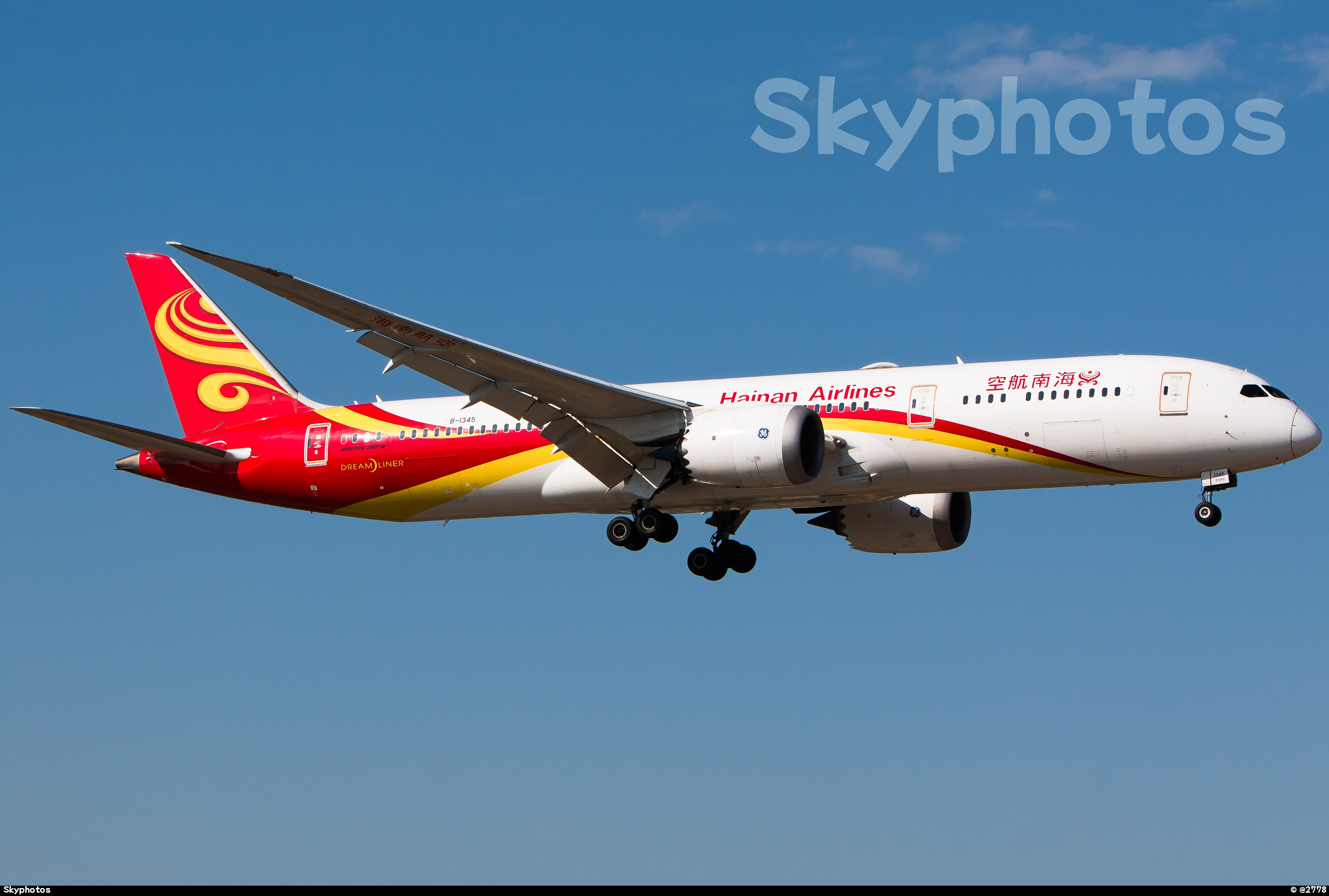 海南航空 B787-9 at 广州白云国际机场