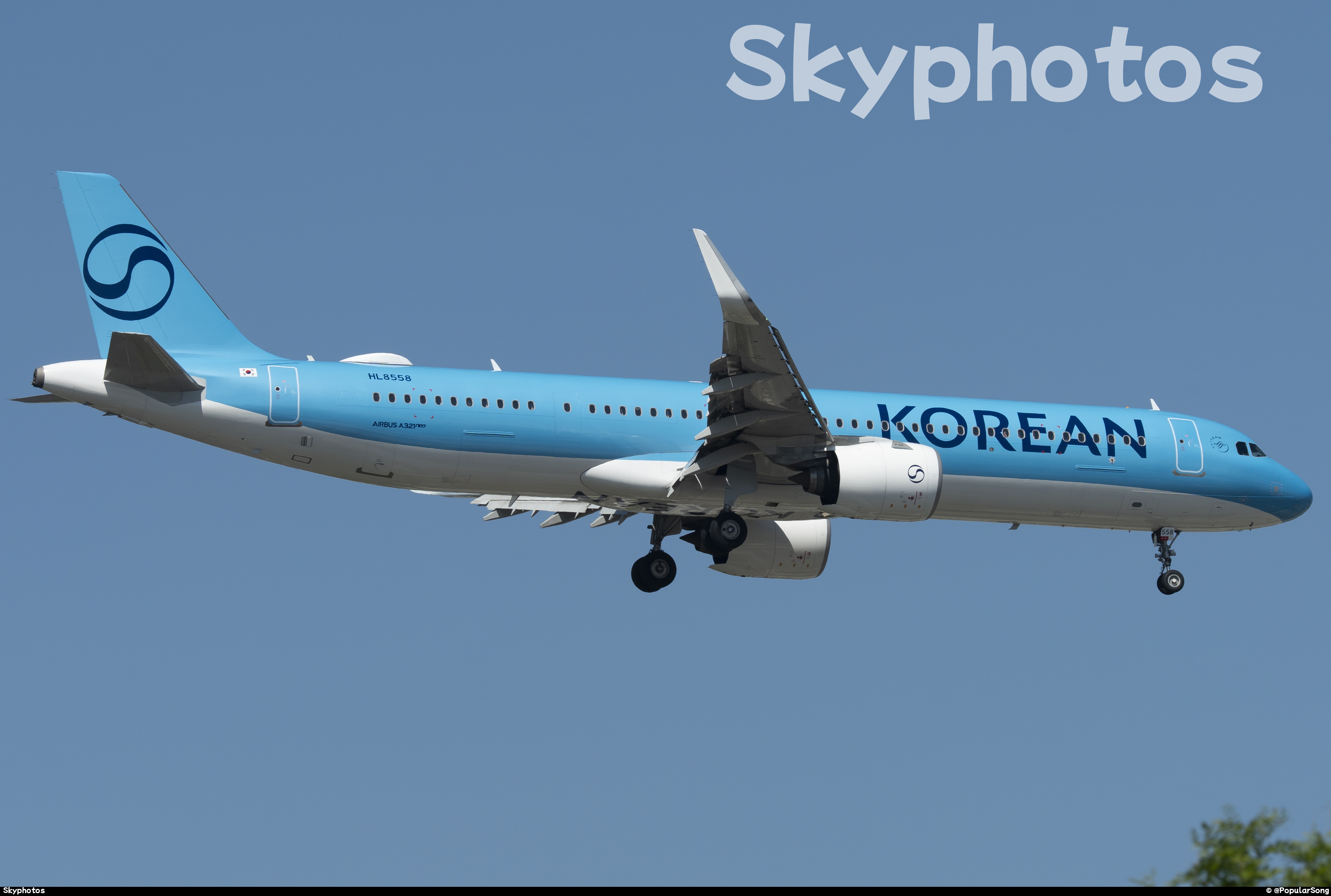 大韩航空 A321neo at ZBAA